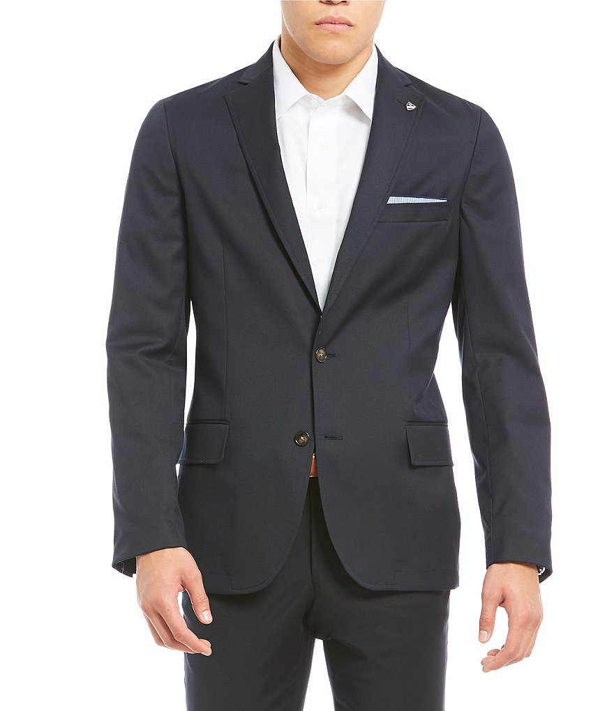 Psycho Bunny Non-Iron Modern Fit Spread Collar Solid Dress Shirt