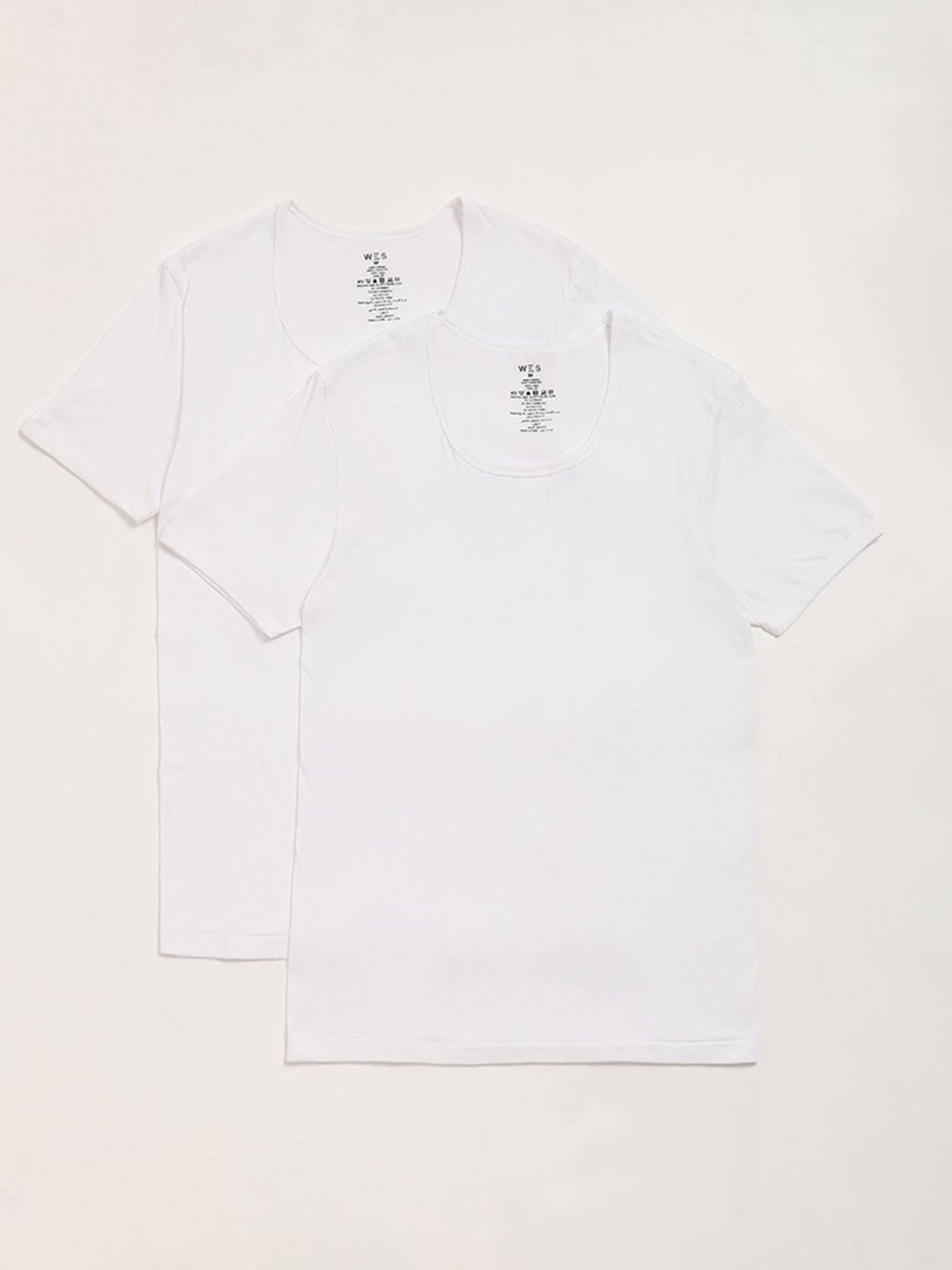 WES Lounge by Westside White Vests - Pack of 2