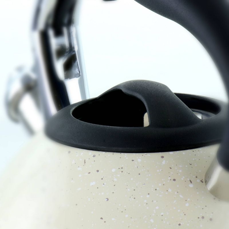 MegaChef 3L Stovetop Whistling Kettle - Light Tan