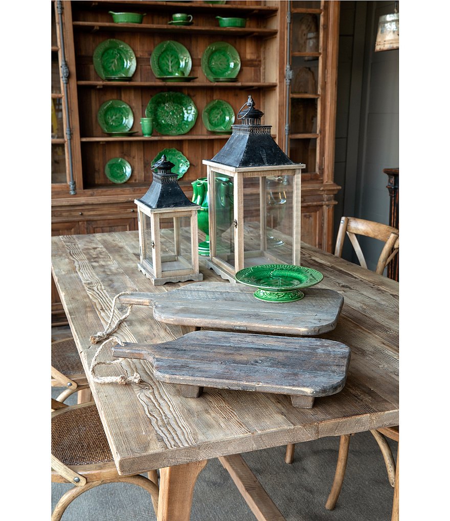 Park Hill Vintage Farmhouse Collection Footed Cutting Board Risers, Set of 2