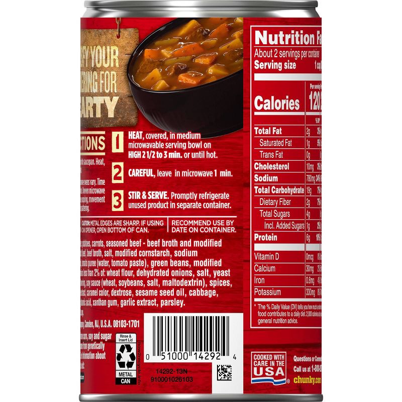 Campbell's Chunky Savory Pot Roast Soup 18.8oz