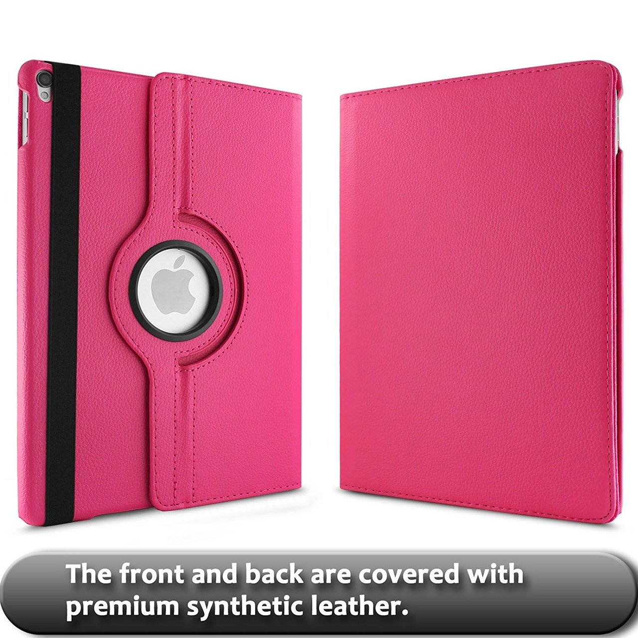 360 Degree Smart Rotary Leather Case for iPad Air 3 / iPad Pro 10.5 inch - Hot Pink