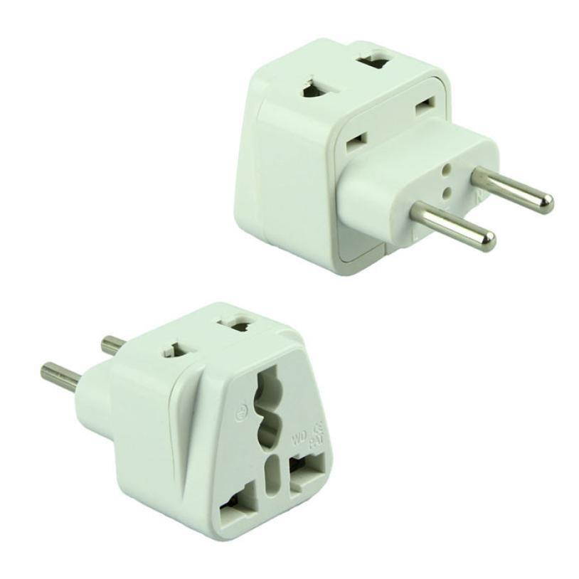 Universal Grounded Travel Plug Adapter For Europe (Type C)