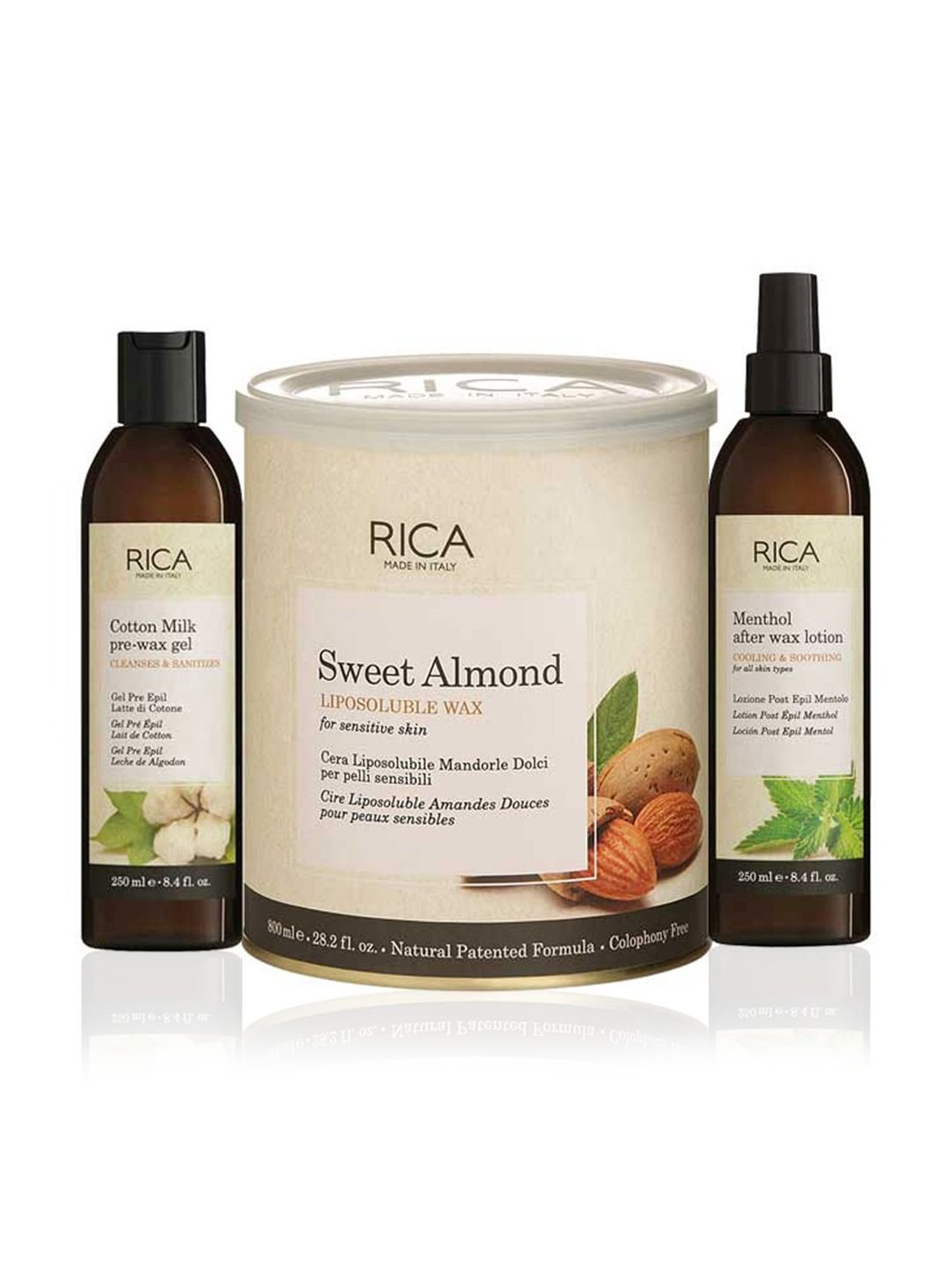 Rica Almond Wax Combo Kit 2