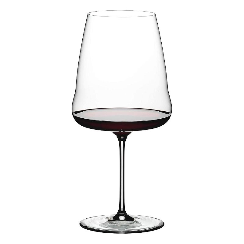 Riedel Winewings Cabernet Sauvignon Tall Thin Single Stem Crystal 35 Ounce Wine Glass for Red Wine, Clear (2 Pack)