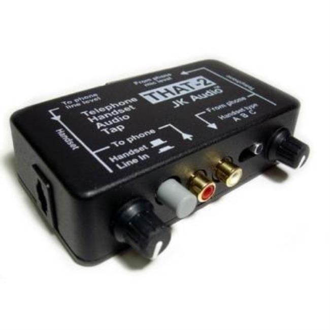 JK Audio THAT-2 Telephone Handset Audio Tap #THAT2