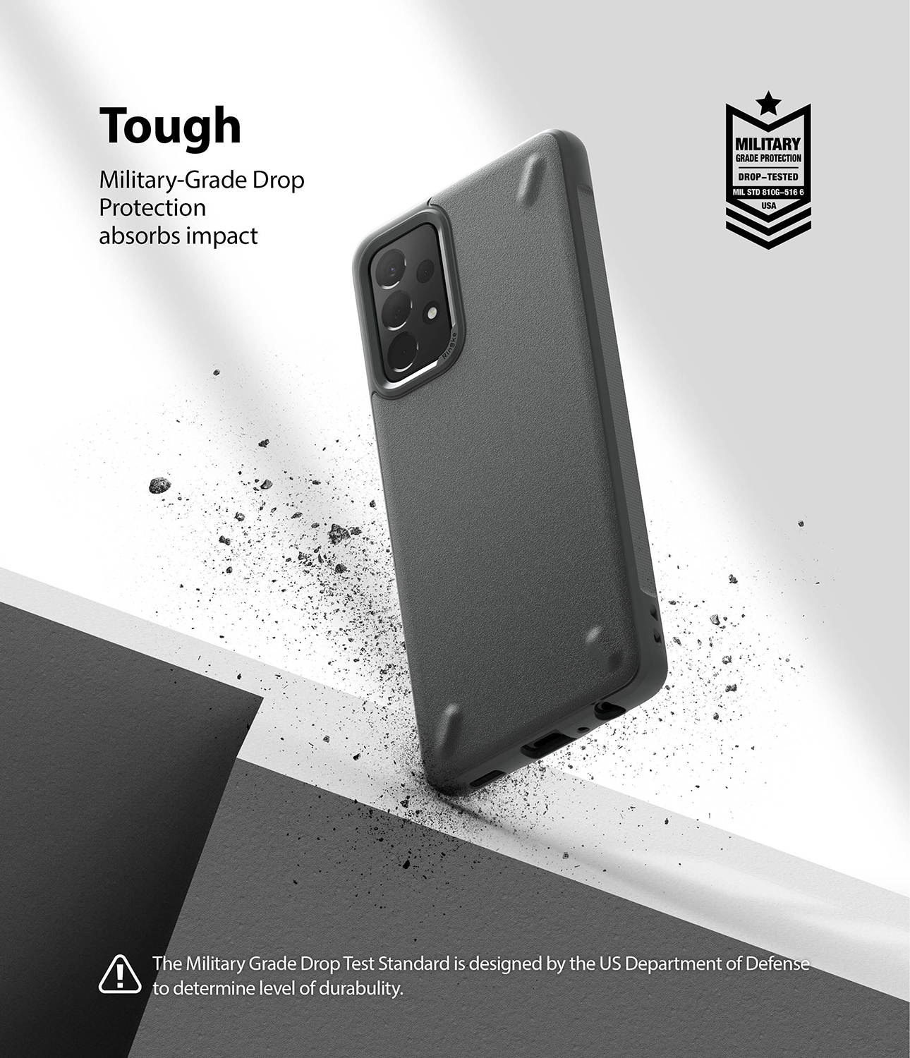 Ringke Onyx Compatible with Samsung Galaxy A52 4G, Galaxy A52 5G Case, Shockproof Rugged TPU Cover - Navy