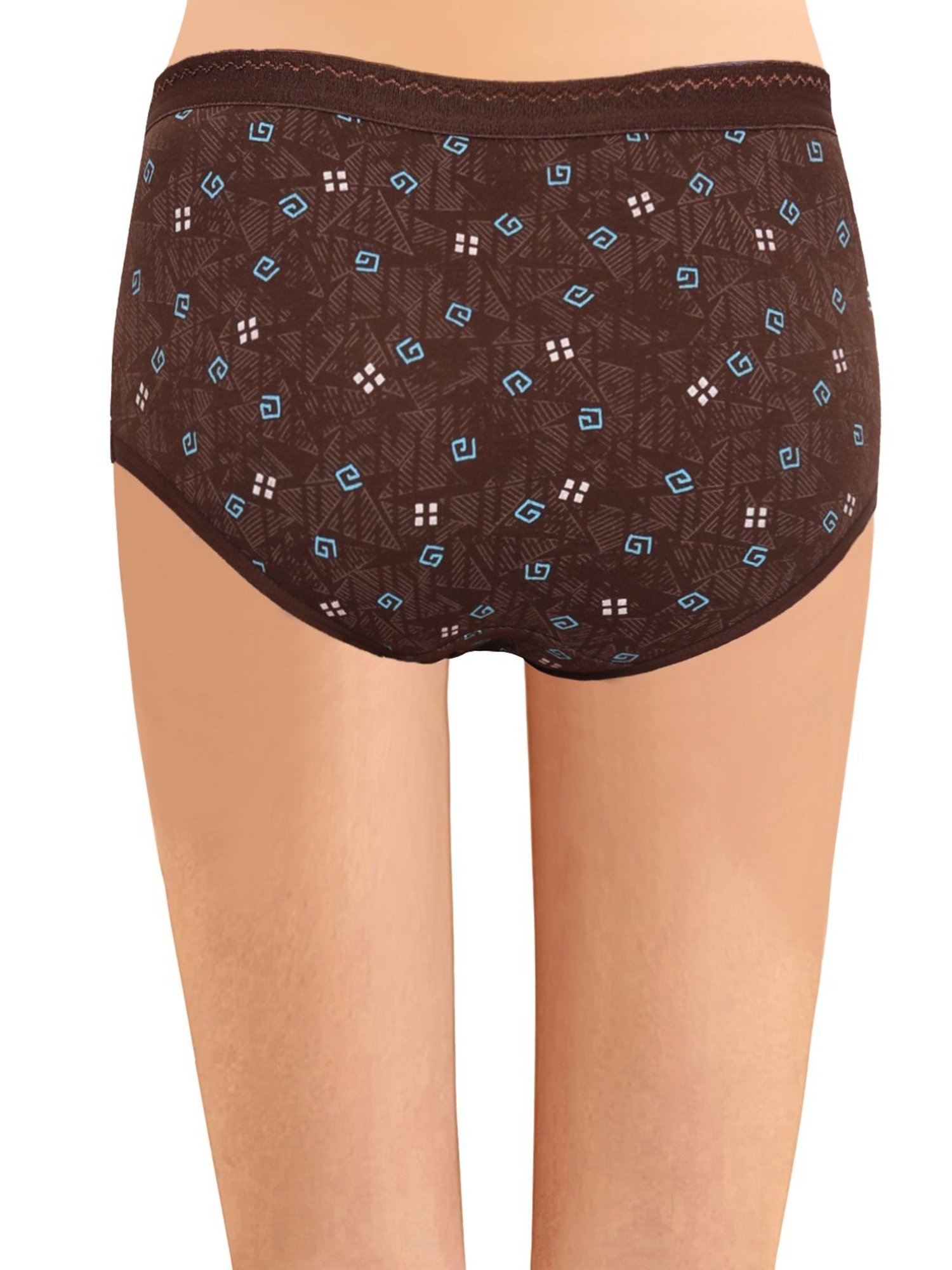 Lyra Assorted Color Cotton Printed Hipster Panties - Pack Of 4