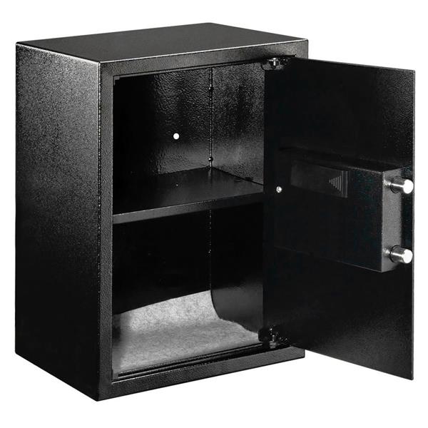 E50EA Home Use Electronic Password Steel Plate Safe Box Black