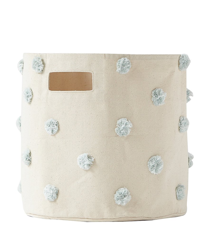 Edgehill Collection Hand-Woven Rattan Market Basket