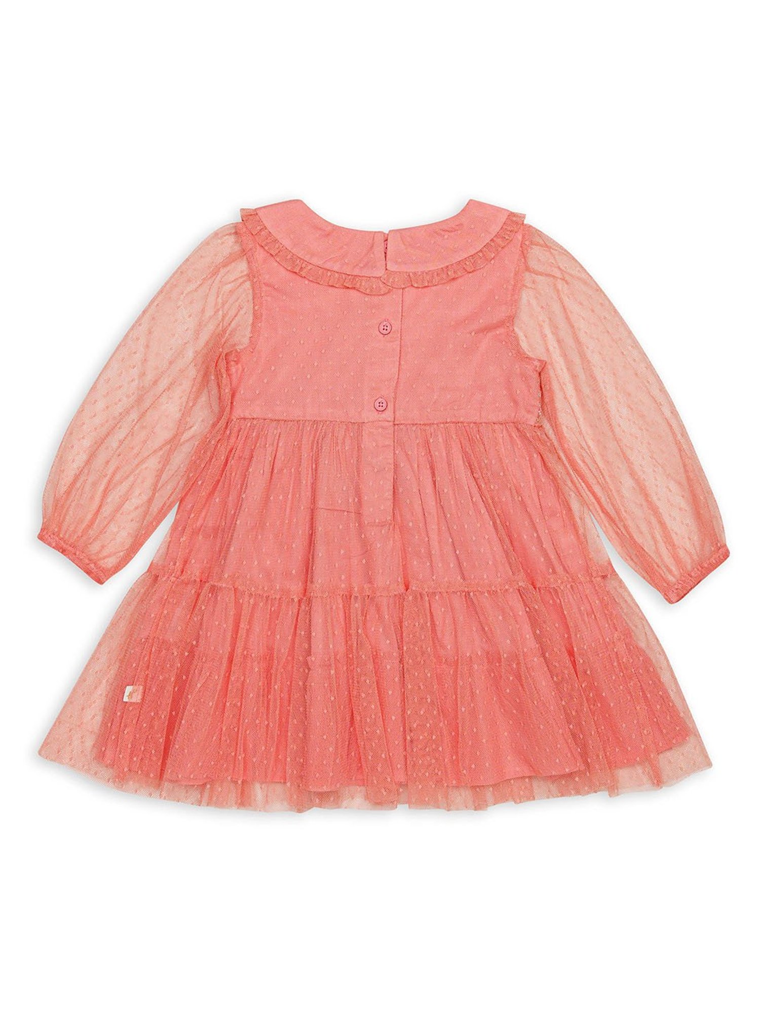 Pink Chick Kids Navy Solid Party Gowns