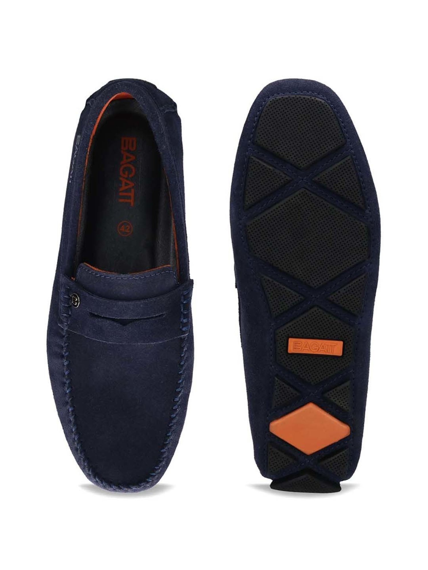 Bagatt Men's Hexa Blue Loafers