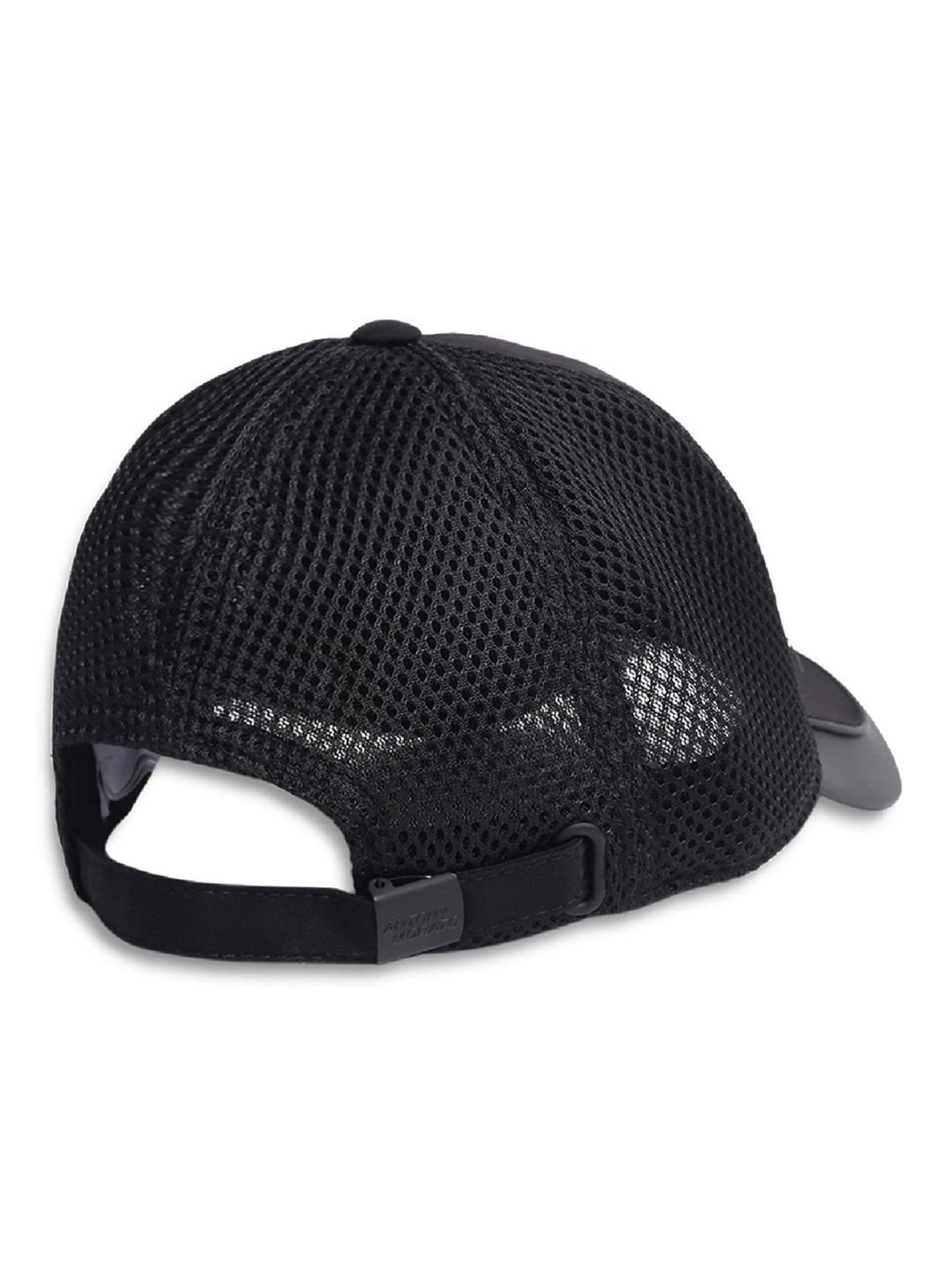 Antony Morato Black Poplin 3D Logo Baseball Cap (L/XL)