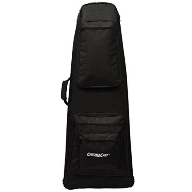 chromacast ccextpbbag electric guitar padded bag for extreme body shapes