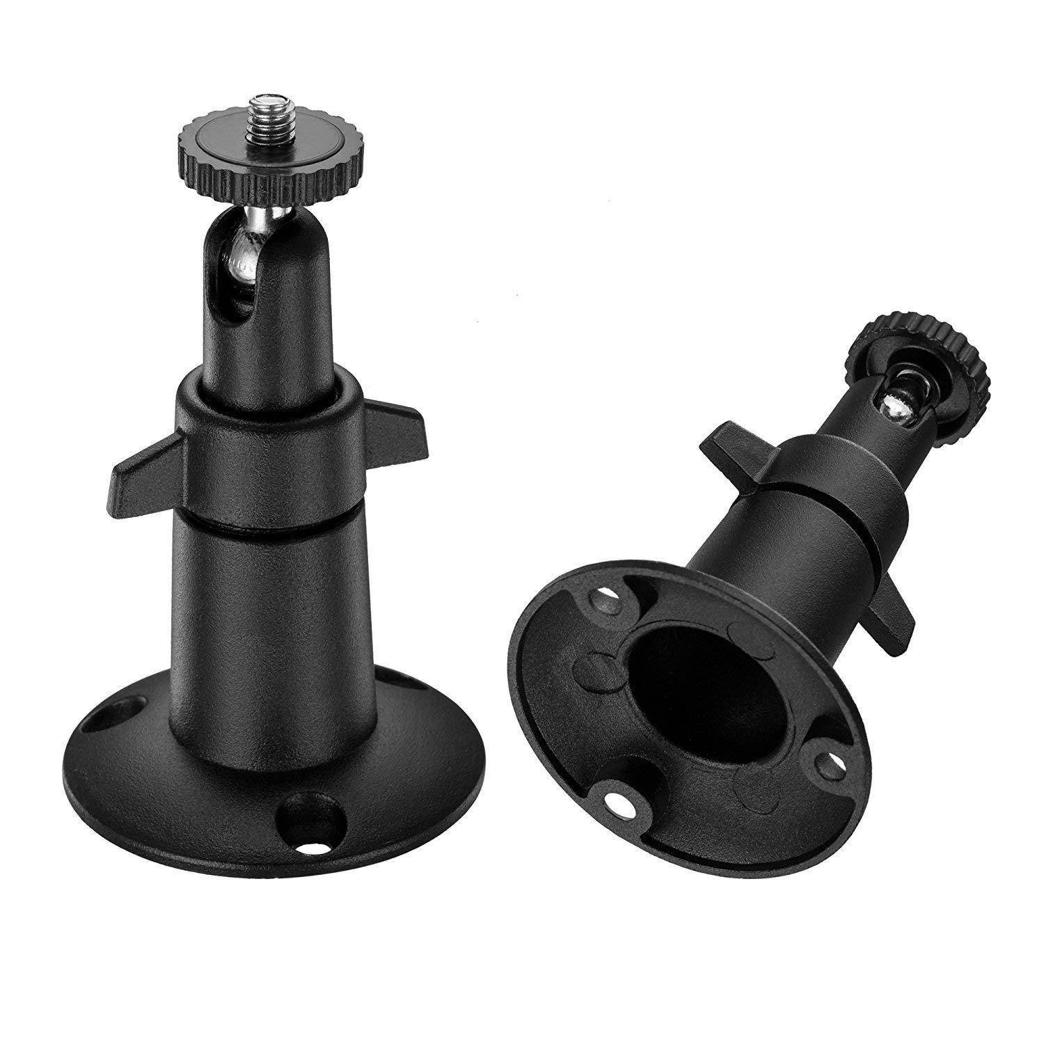 Arlo Camera Mounts (5 pcs Metal-Body/Shaft Black)