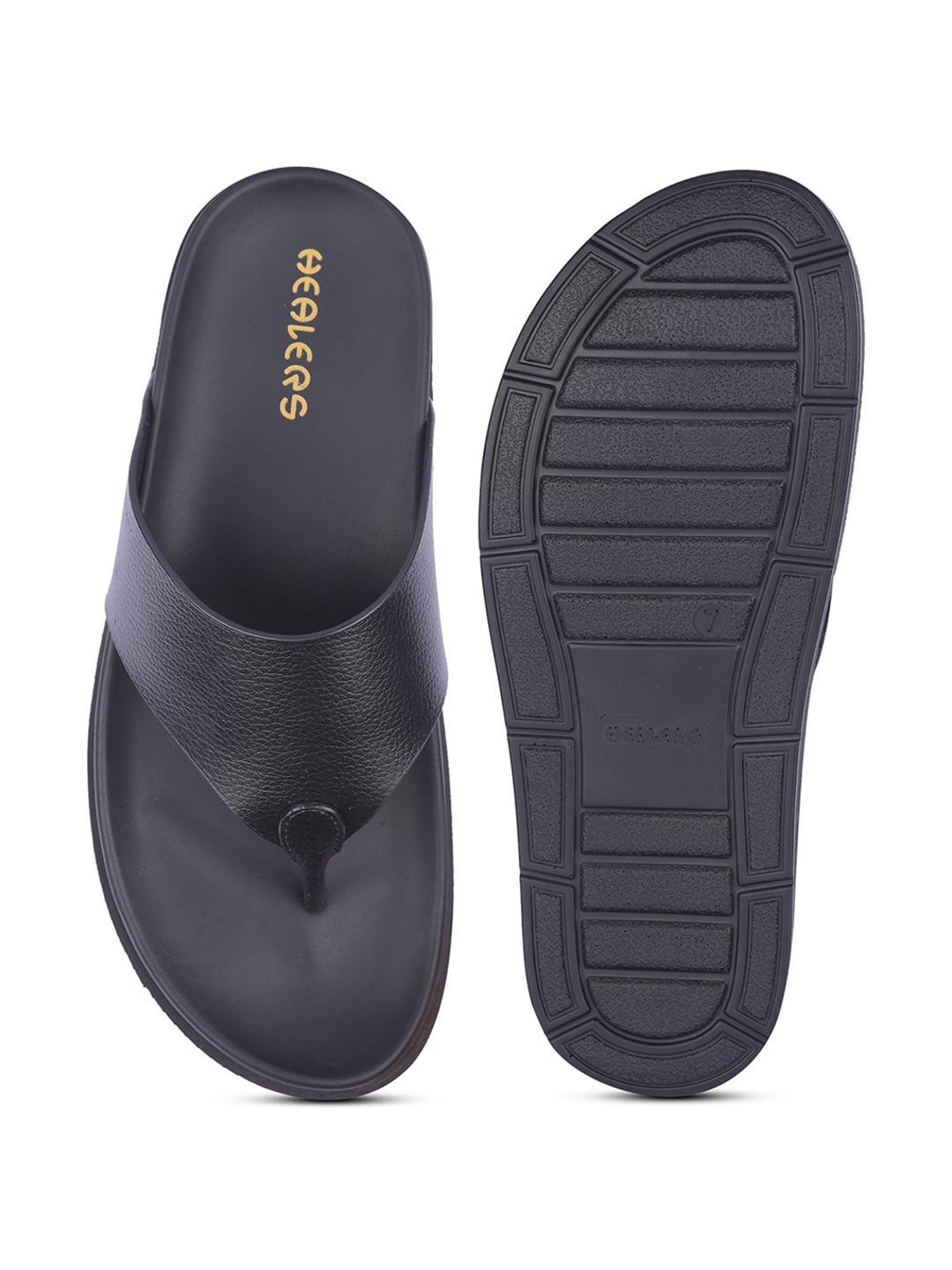 Healers by Liberty Men's Black Thong Sandals