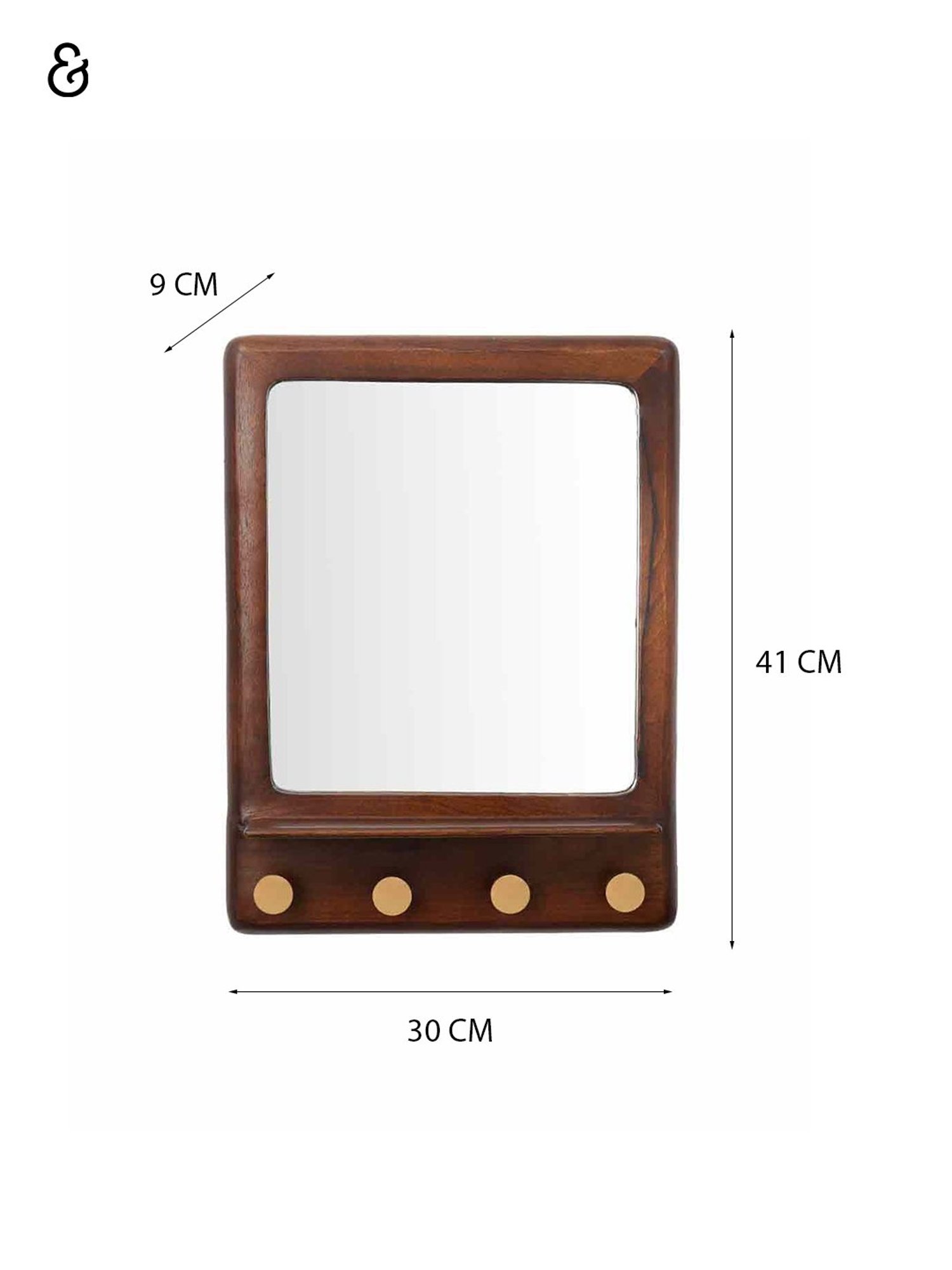 Art Street Silver Glass Bevelled In Rectangle Frameless Wall Mirror