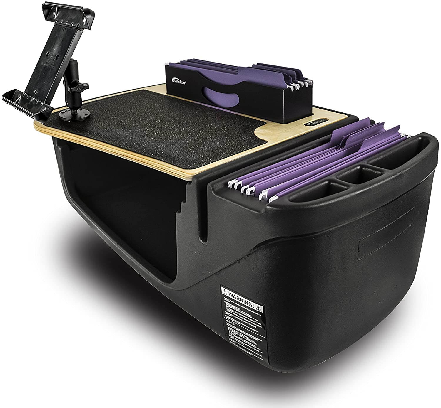 AutoExec AUE25007 Efficiency FileMaster Car Desk Birch Finish with Built-in 200 Watt Power Inverter and Tablet Mount
AESFile-02-Tablet Elite