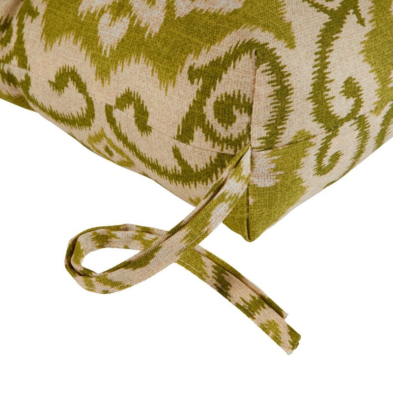 Shoreham Ikat Outdoor Swing and Bench Cushion - Kensington Garden