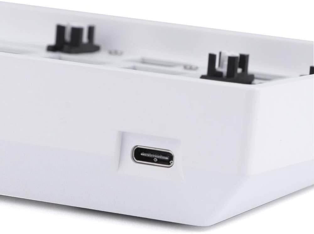 EPOMAKER GK61X RGB Hotswap Custom DIY Kit for 60% Keyboard, PCB Mounting Plate Case (GK61X White)