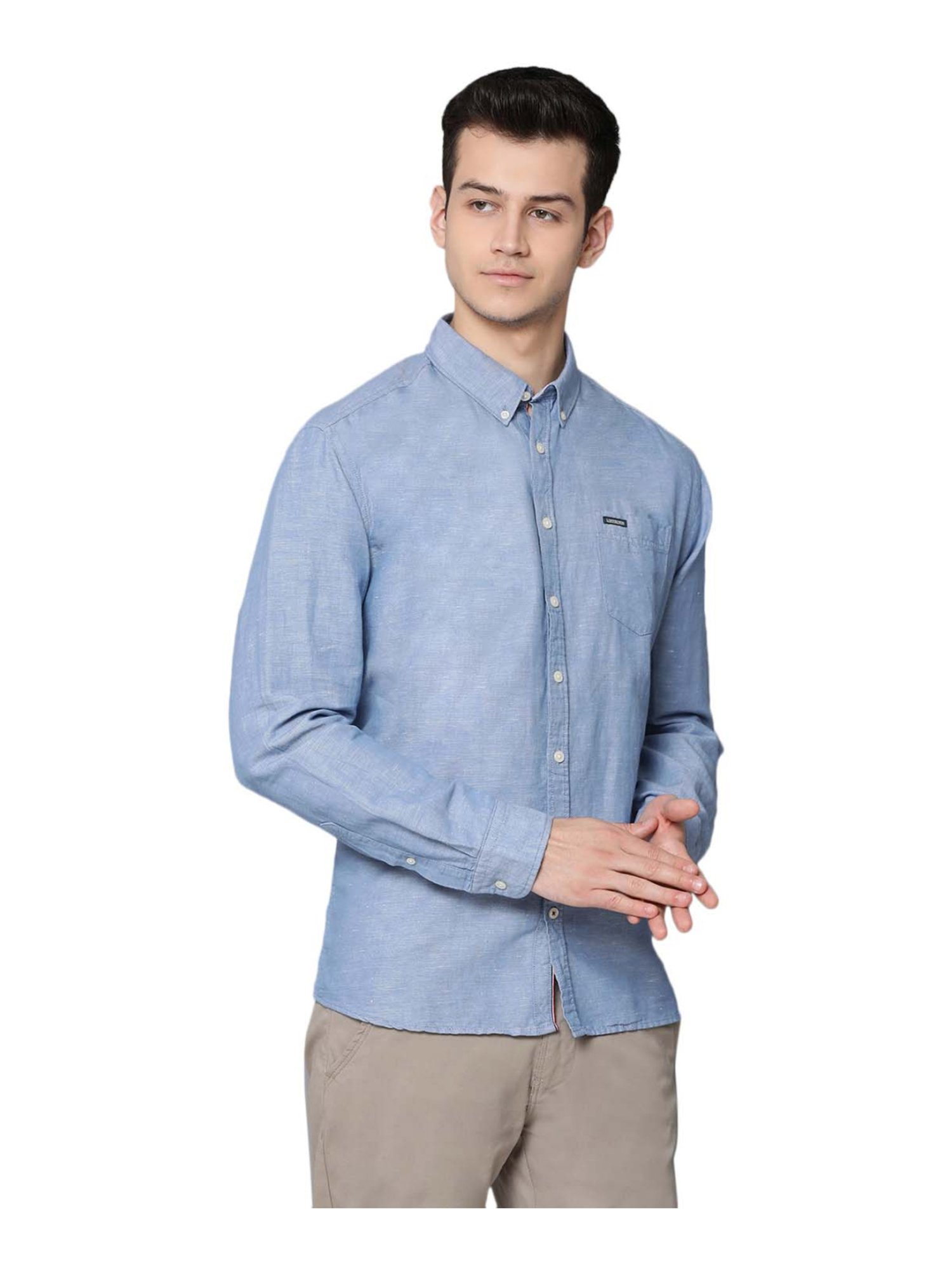 Lindbergh Blue Slim Fit Shirt