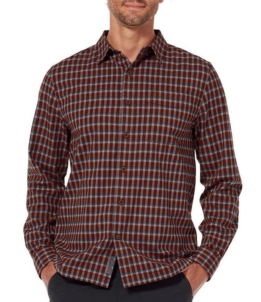 Royal Robbins Thermotech Drake Plaid Performance Stretch Long-Sleeve Woven Shirt