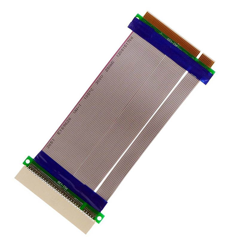 Lot of 10 pcs - PCI 32 bit Riser Cable Extender Extension Cable for 1U 2U Small Case,( 10 pcs )