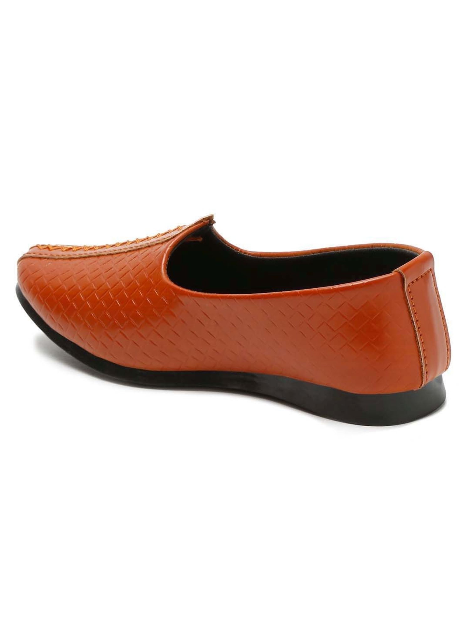 Tiny Bugs Kids Tan Mojari Shoes