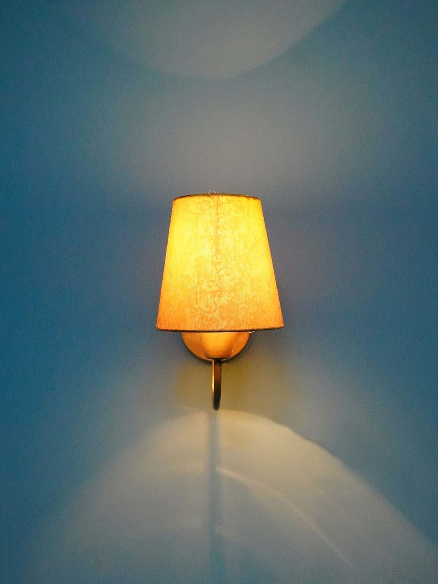 Fos Lighting 'Gooseneck Swivel' Golden Brass Wall Sconce With Pleated Shade - Set of 1