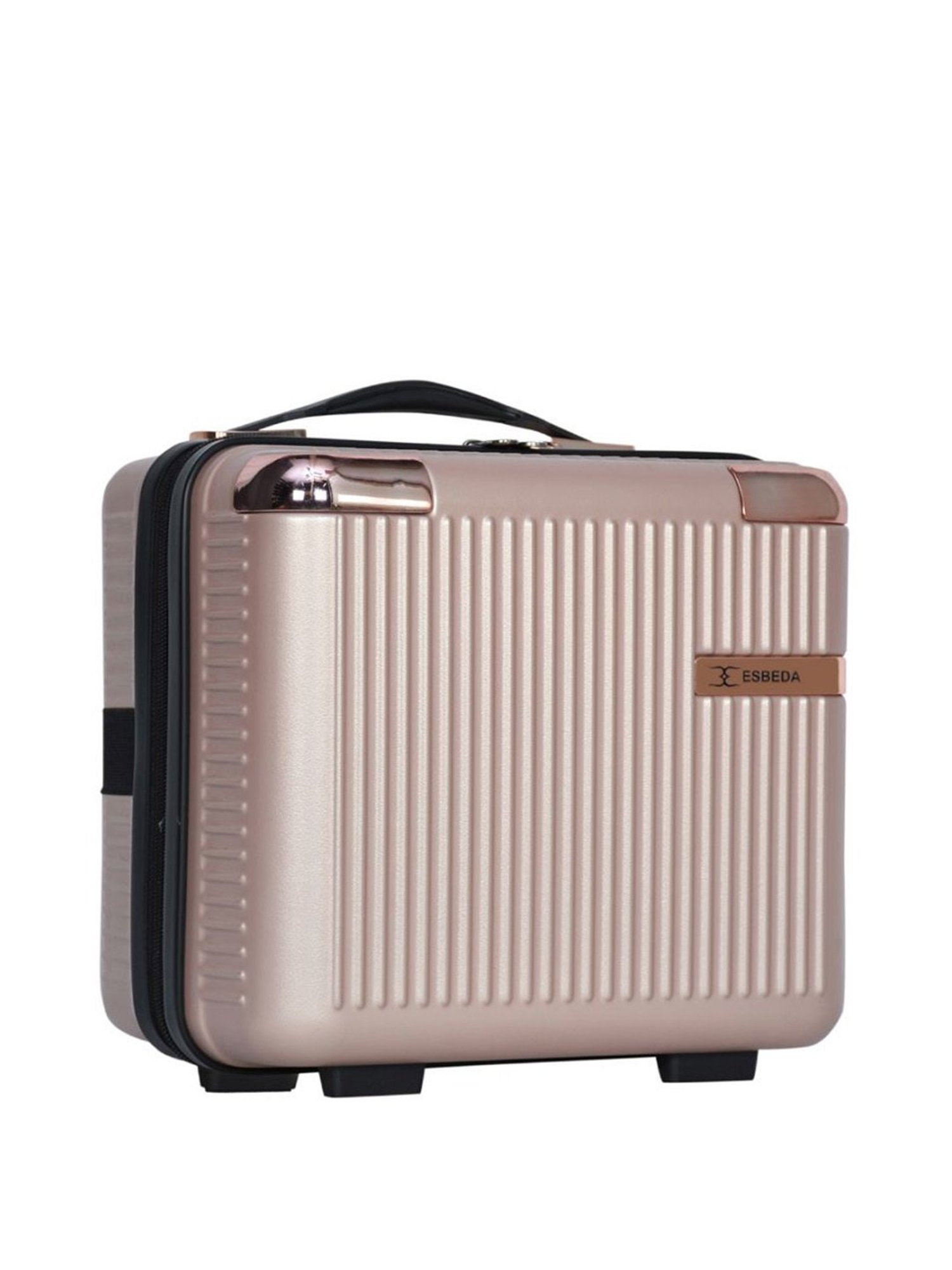 Esbeda Rose Gold ABS Textured Vanity Bag