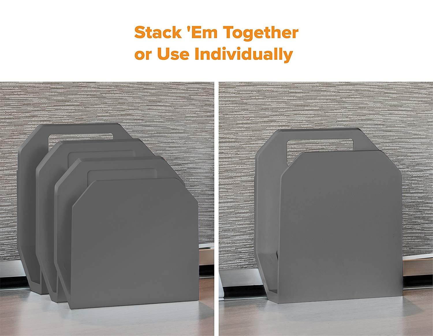 Bostitch Konnect 3-Piece File Organizer, Includes Cubicle Hanger