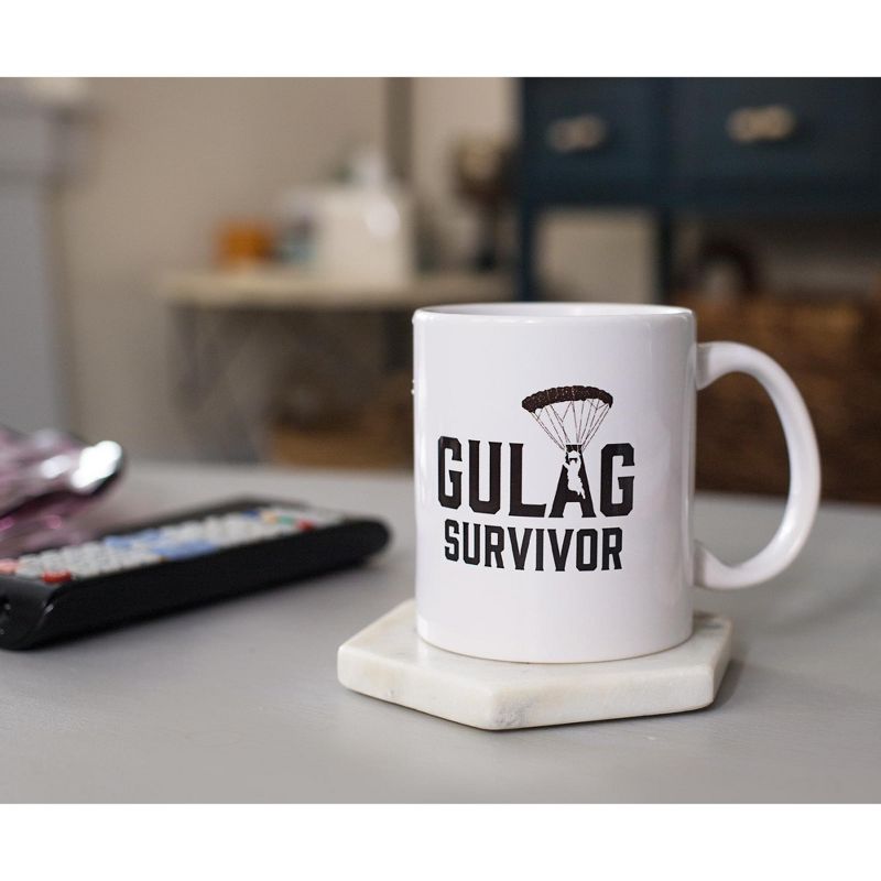 Surreal Entertainment Call Of Duty: Warzone "Gulag Survivor" Ceramic Mug Exclusive | Holds 11 Ounces