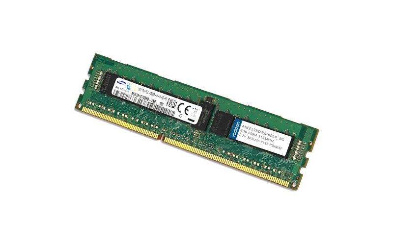 AddOn AM2133D4SR4RLP/8G x1 JEDEC Standard Factory Original 8GB DDR4-2133MHz Registered ECC Single Rank x4 1.2V 288-pin CL15 RDIMM