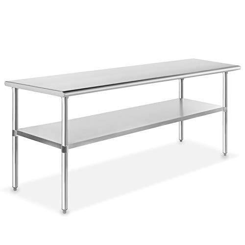 GRIDMANN NSF Stainless Steel Commercial Kitchen Prep & Work Table - 60 in. x 30 in.