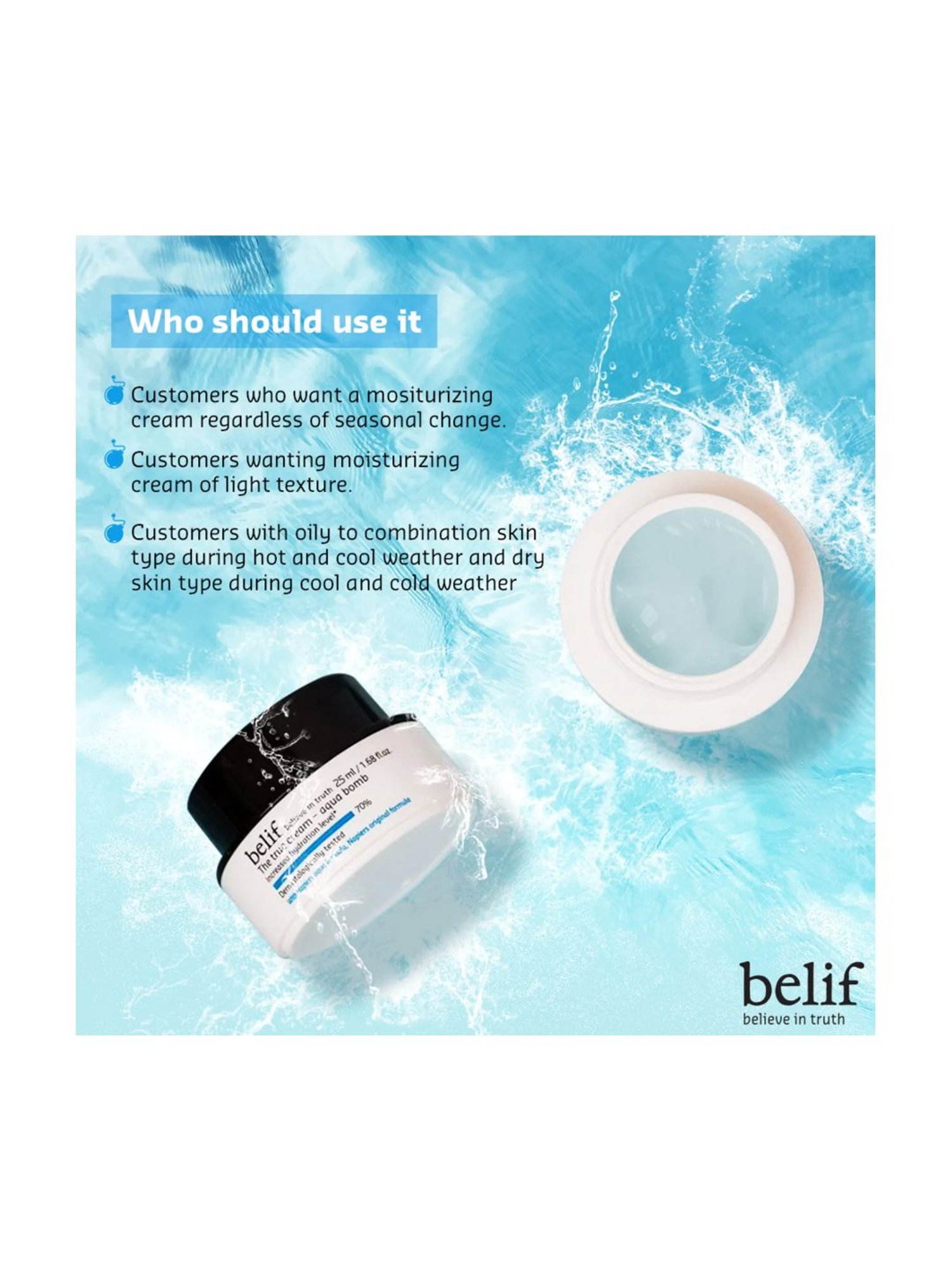 Belif The True Cream Aqua Bomb - 25 ml