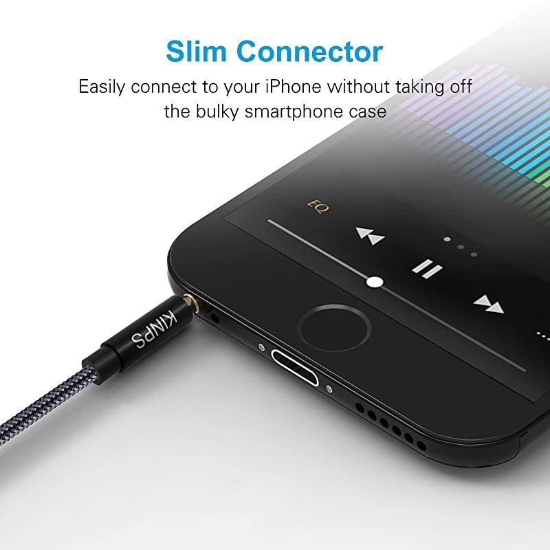 Audio Auxiliary Stereo Audio Cable 35mm Stereo Jack Male to Male Stereo Jack Cord for Phones Headphones Speakers Tablets PCs MP3 Players and More 10FT 3M Black