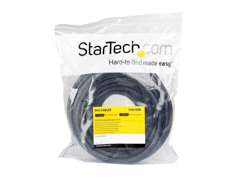 DAT 7321D Black Male to Male One DVI-D to DVI-D Single Link Cable