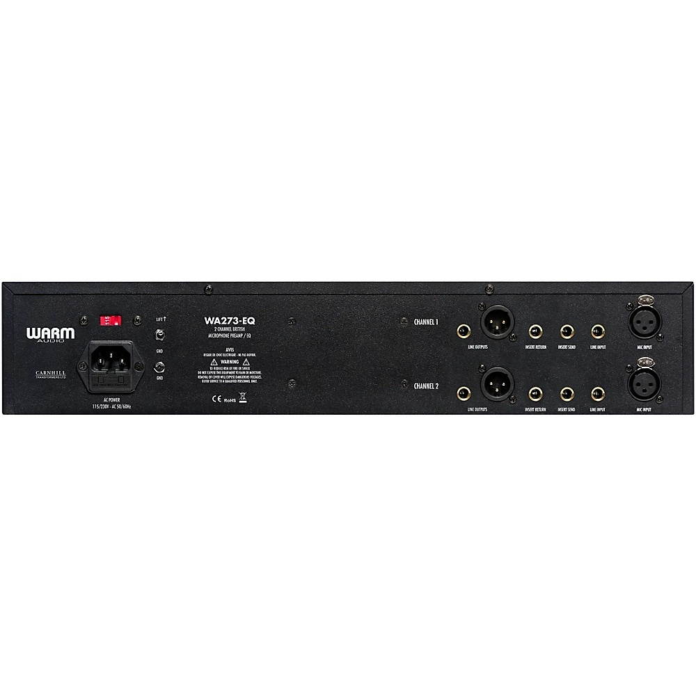Warm Audio WA273-EQ Dual-Channel Microphone Preamplifier and Equalizer #WA273EQ