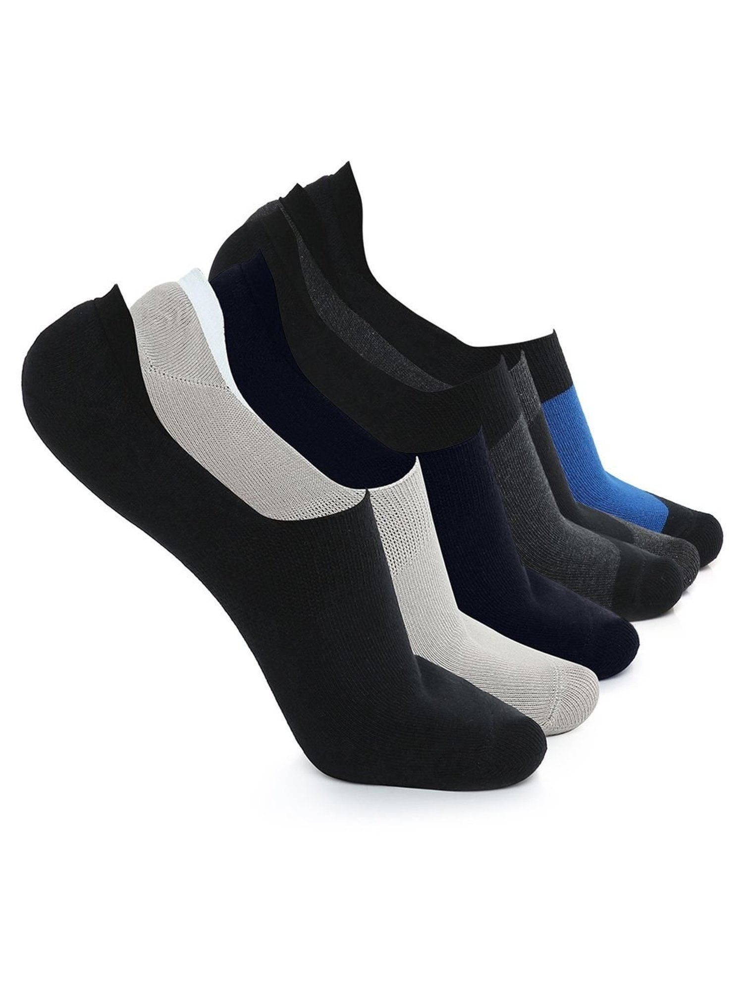 Crusset Multicolor Cotton Polyblend Solid Socks - Pack of 6