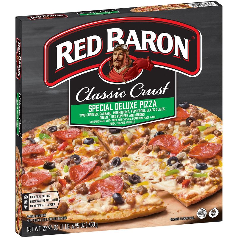 Red Baron Classic Special Deluxe Frozen Pizza - 22.95oz