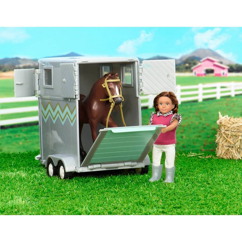 Lori Doll Horse Trailer Accessory for 6" Dolls - Hoofing It!