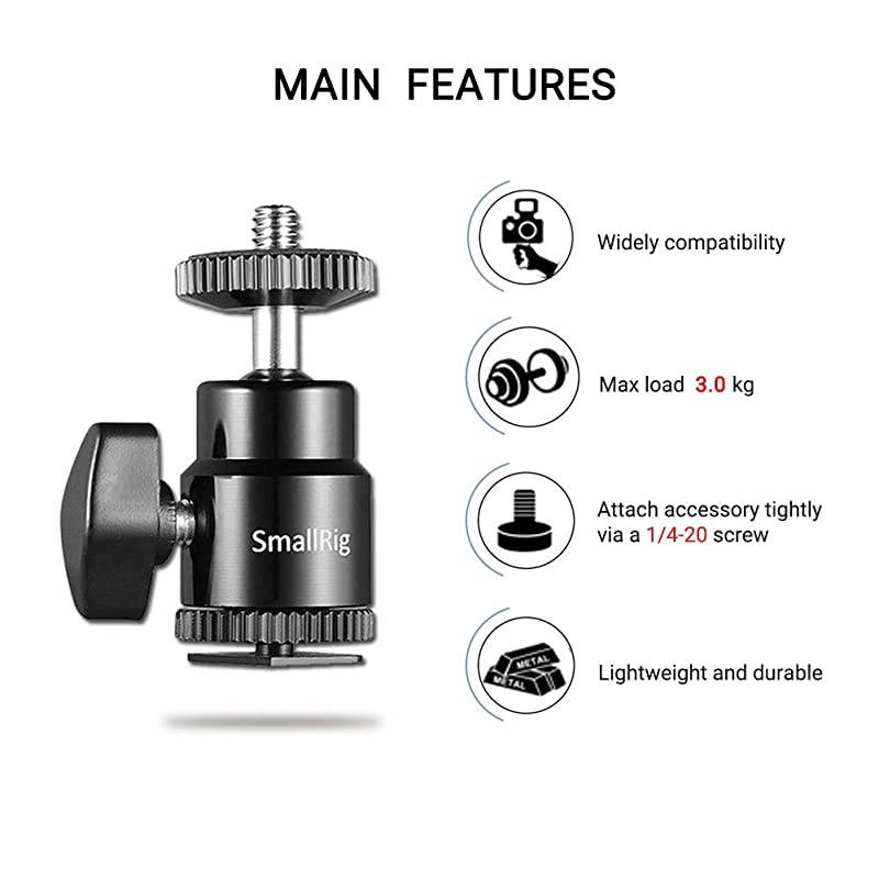 LCD Monitor Shoe Adapter 14quot Camera Hot Shoe Mount wAdditional 14quot Screw for Cameras for Canonfor Nikonfor Olympusfor Pentaxfor Panasonicfor Fujifilmfor Kodak 761