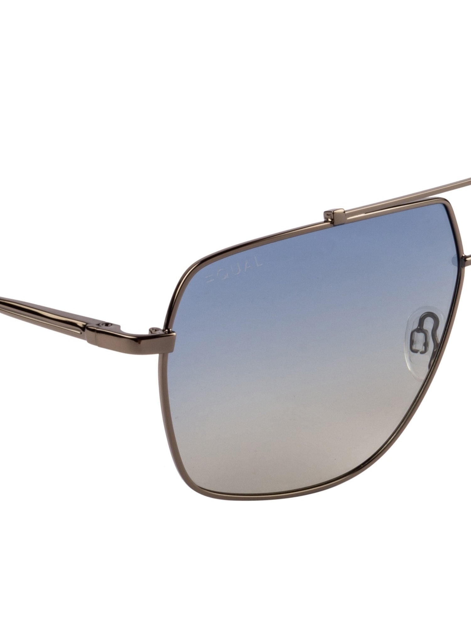 Equal Blue Square Unisex Sunglasses