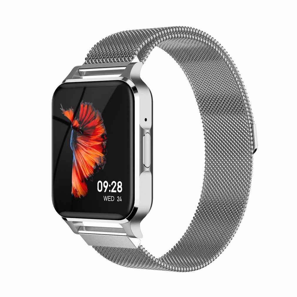 TM02 1.7 Inch Sports Smart Watch Music Player Wireless Communication Waterproof MP3 Player Smart Watch,1.7 inch,silver steel