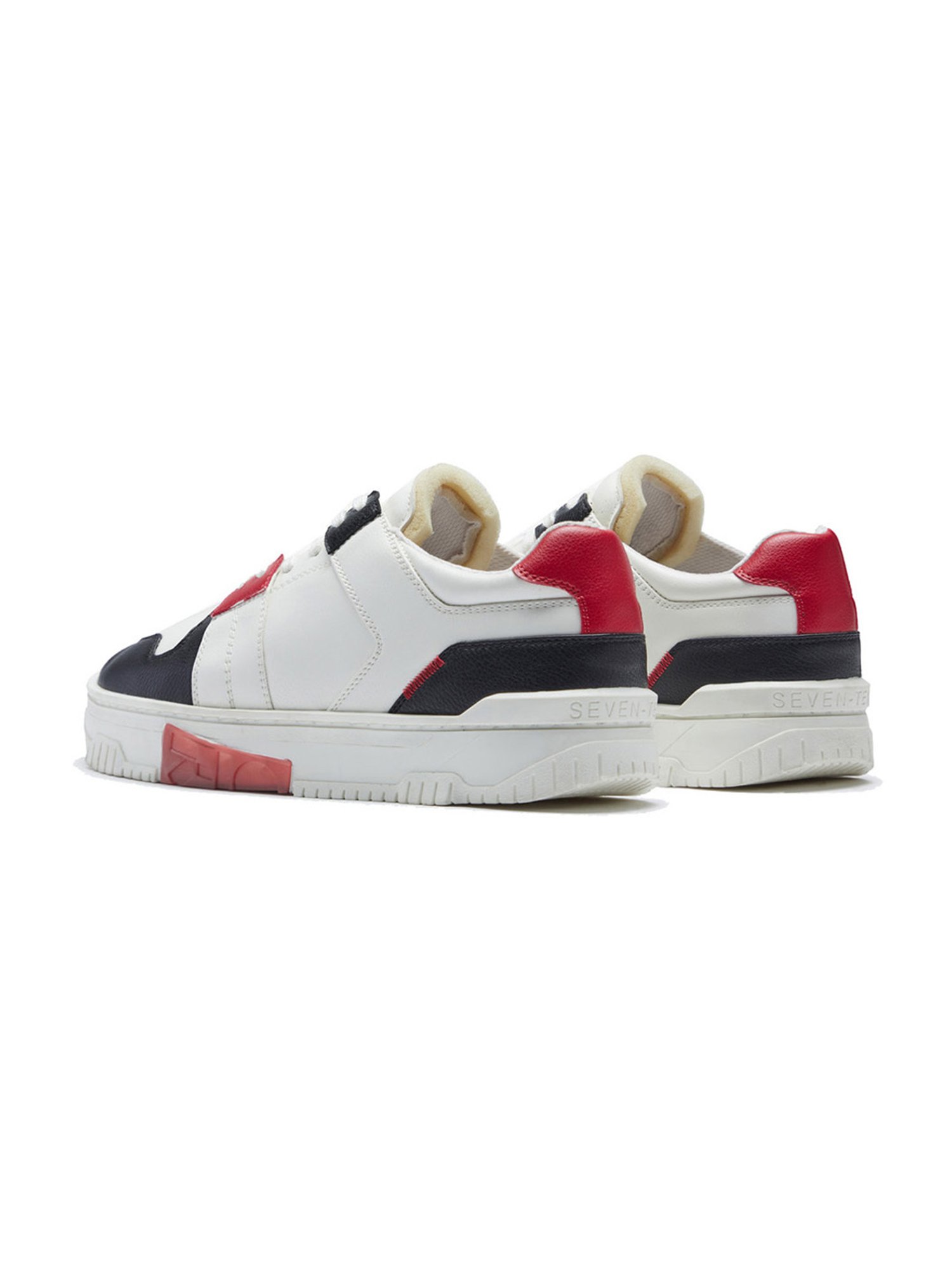 7-10 Men's White & Black Elevate Street Sneakers