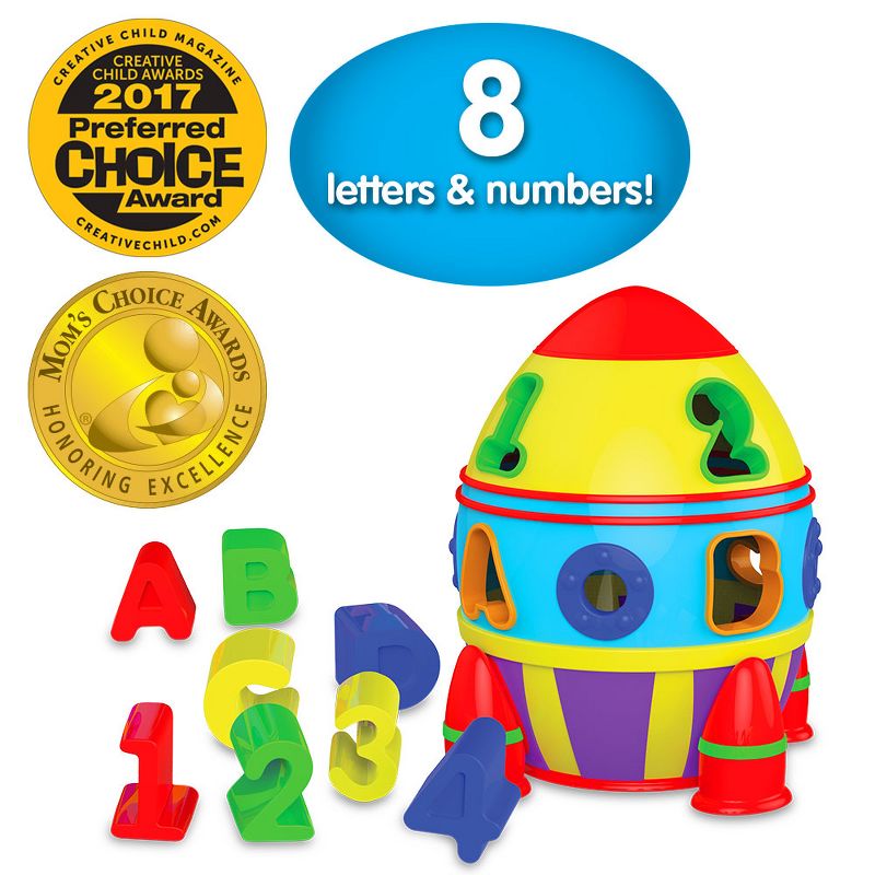 The Learning Journey Early Learning Rocket Shape Sorter