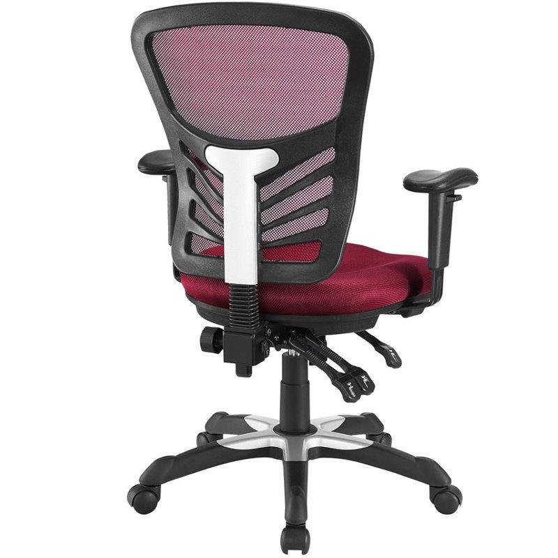 Articulate Mesh Office Chair in Red