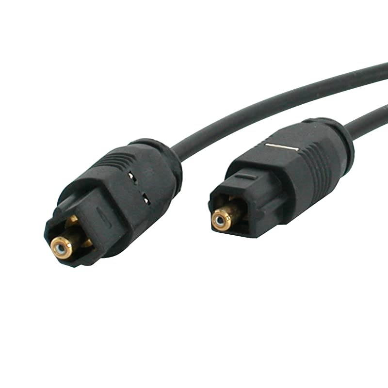 com 6 ft 18 m Digital Optical Audio Cable Toslink Digital Optical SPDIF UltraThin MaleMale Optical Audio Cable THINTOS6