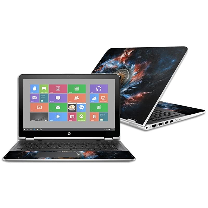 Skin Compatible with HP Pavilion x360 15.6" (2016) - Leo Galaxy | Protective, Durable, and Unique Vinyl Decal wrap Cover | Easy to Apply, Remove, and Change Styles | Made in The USA
