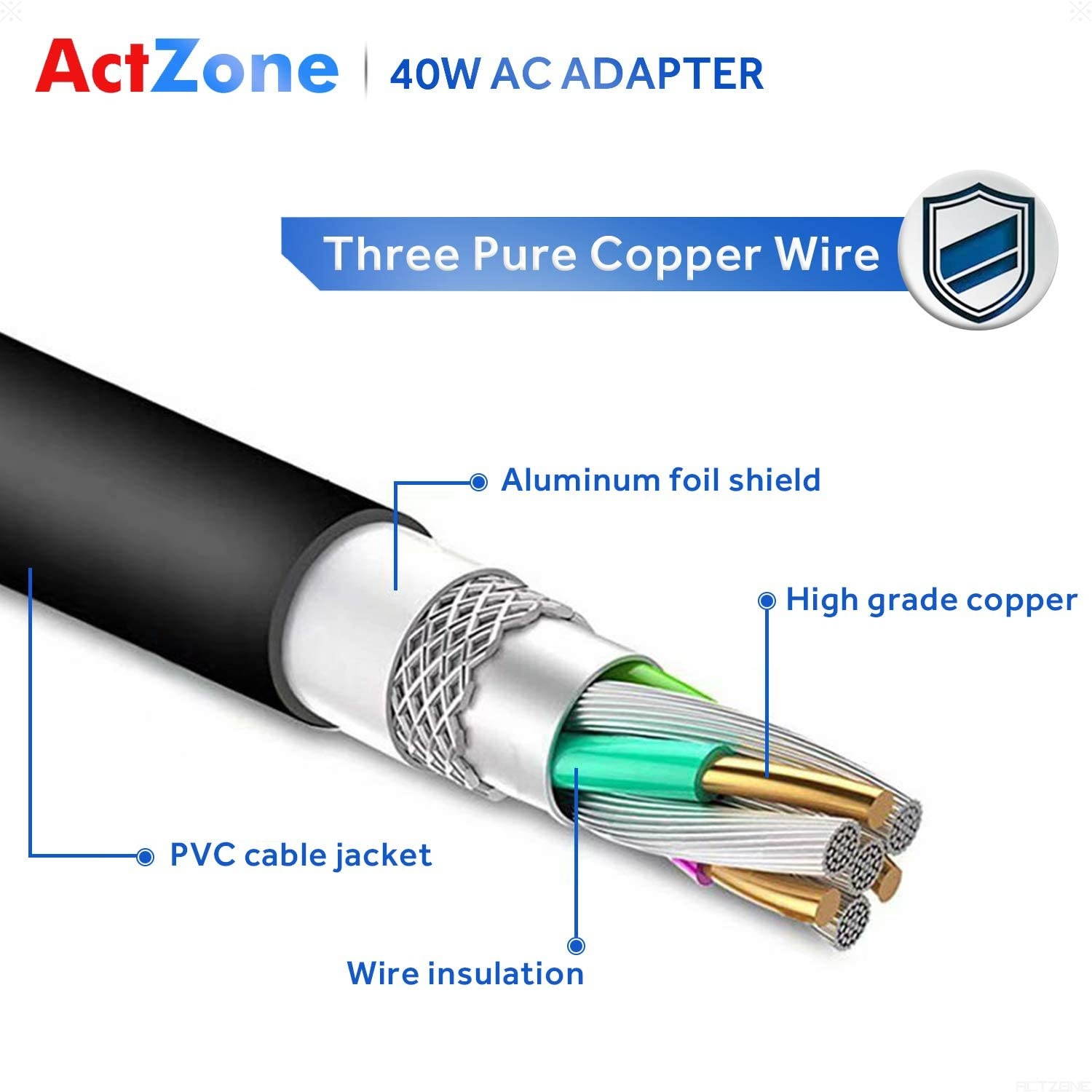 40W 26W Chromebook Ac Adapter Charger for Samsung Chromebook 2 3 500C 503C 303C XE500C12 XE500C13 XE501C13 XE503C12 XE503C32 XE303C12 XE303C12-A01US A12-040N1A PA-1250-98 AA-PA3N40W Power Supply Cord